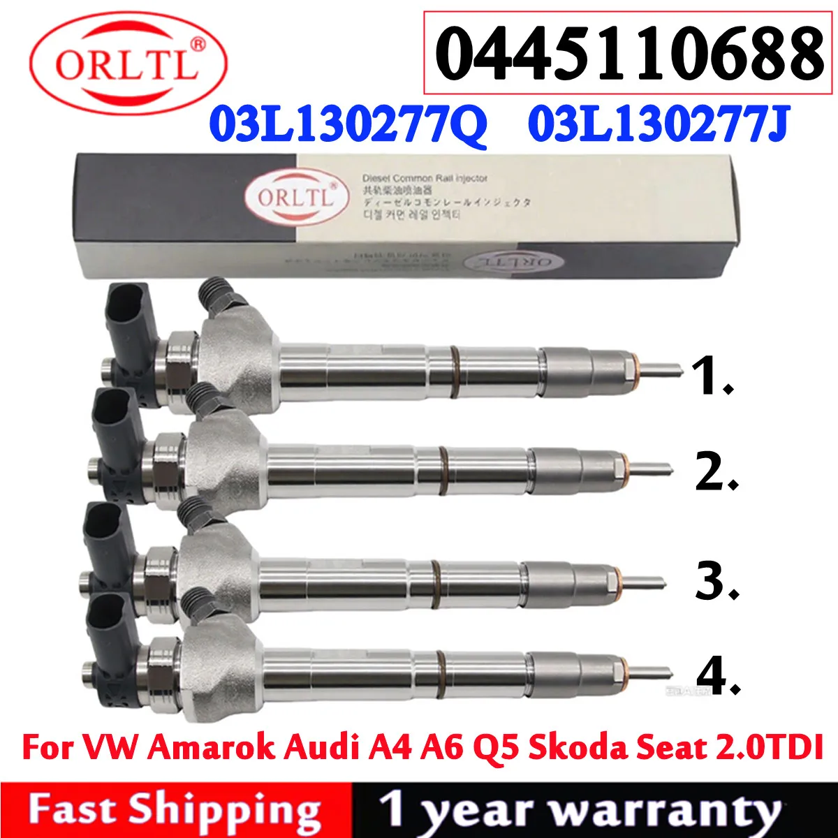 4 ΡΡ. 0445110688 ΡΠΎΡΡΡΠ½ΠΊΠ° Common Rail 0 445 110 688 Π² ΡΠ±ΠΎΡΠ΅ 03L130277J 03L130277Q Π΄Π»Ρ Volkswagen AMAROK 2,0/CADDY/GOLF 4 ΡΡ. 0445110688 ΡΠΎΡΡΡΠ½ΠΊΠ° Common Rail 0 445 110 688 Π² ΡΠ±ΠΎΡΠ΅ 03L130277J 03L130277Q Π΄Π»Ρ Volkswagen AMAROK 2,0/CADDY/GOLF