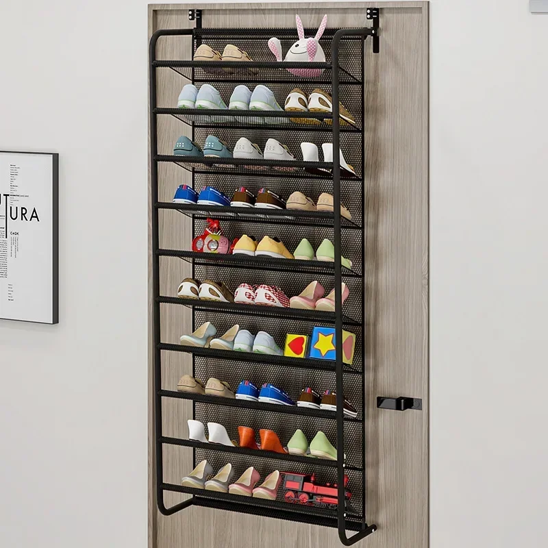 

Multi-Layer Assembled Shoe Rack Dust-proof Storage Cabinet, Simple Wall-Mounted, Space-Saving, Household