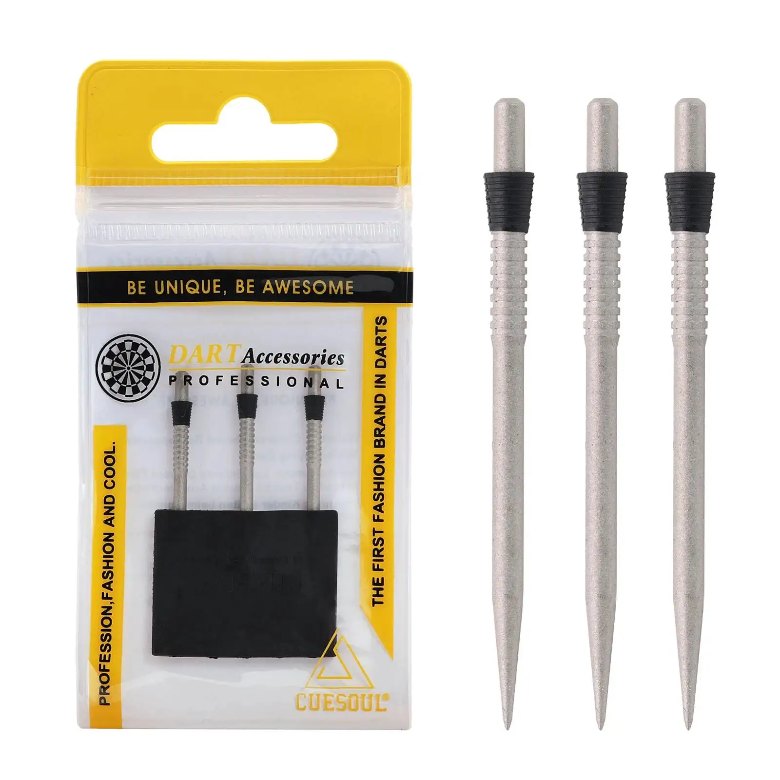 

CUESOUL TOUCH POINT II Replacement Dart Steel Point Steel Tips 43/47mm Pack Of 3pcs