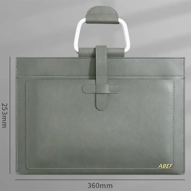 A4 가죽 문서 가방 봉투 문서 홀더 품질 PU 가죽 문서 주머니 문서 주최자 파일 가방