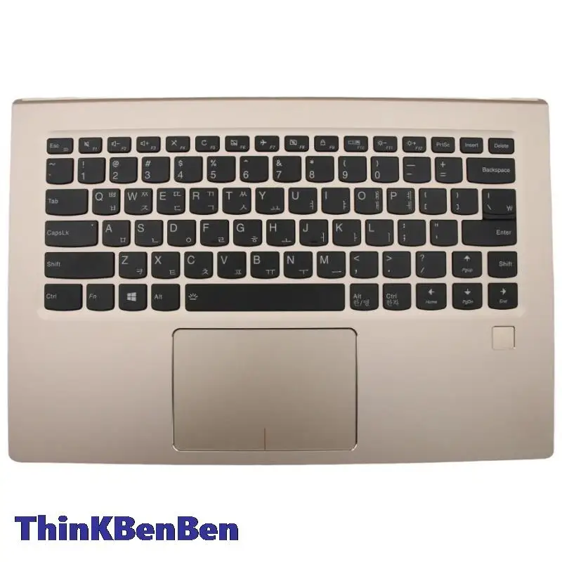 

KR Korean Golden Keyboard Upper Case Palmrest Shell Cover For Lenovo Ideapad Yoga 5 Pro Yoga 910 13 13IKB Glass 5CB0M35037