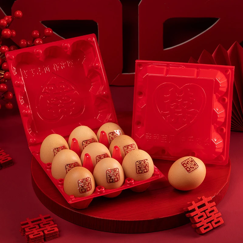 5 قطع من صناديق تعبئة البيض المضادة للضغط والمضادة للسقوط، صندوق بيض شفاف يمكن التخلص منه، صينية حماية البيض البلاستيكية المقاومة للصدمات #3