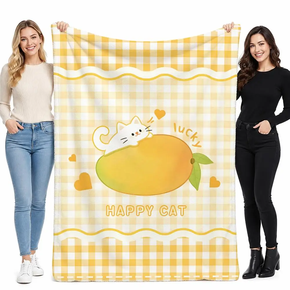Pet Lover Cat Dog Blanket Gift Throw Perfect for Sofa Bed Office Travel Home Decor Art Lover Gift