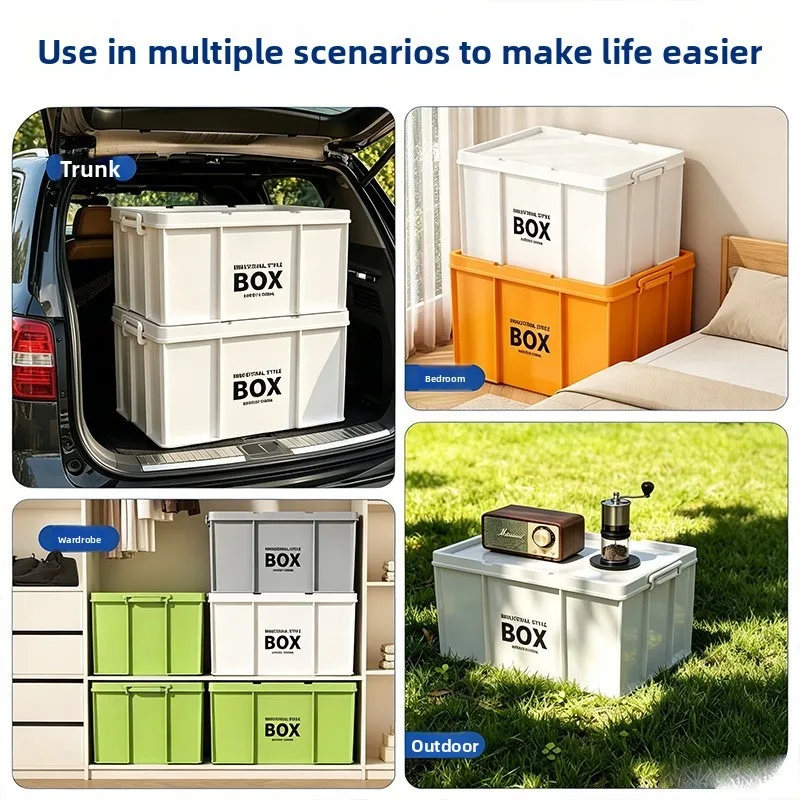 Outdoor Camping Toys Clothes Storage Boxes Ultra Large Capacity Multifunctional Storage Box Car Trunk Organizer Storage Boxes