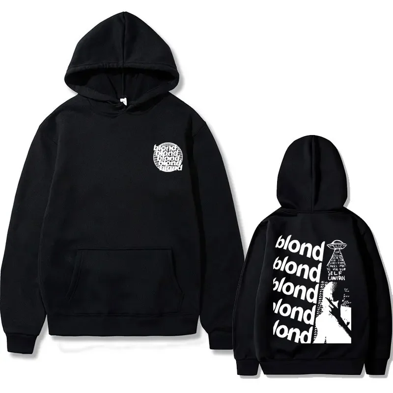 Rapper Frank Oceanสีบลอนด์Hoodieผู้หญิงผู้ชายHooded Sweatshirt Streetwearขนาดใหญ่แขนยาวแฟชั่นHarajuku Pullovers Tops