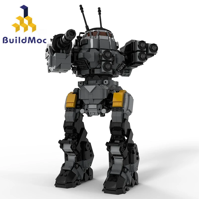 

Buildmoc UrbanMech K-9 BattleMeched Robots Mech MOC Set Building Blocks Kits Toys for Children Kids Gifts Toy 1883PCS Bricks