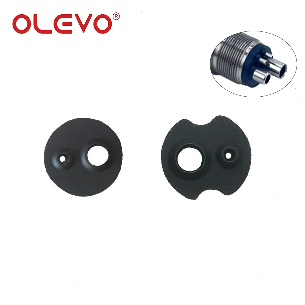 OLEVO Dental Handpiece Tail Pad O-Ring Seal For High And Low Speed Handpiece Medical Grade Silicone 2/4/6Holes Odontologia