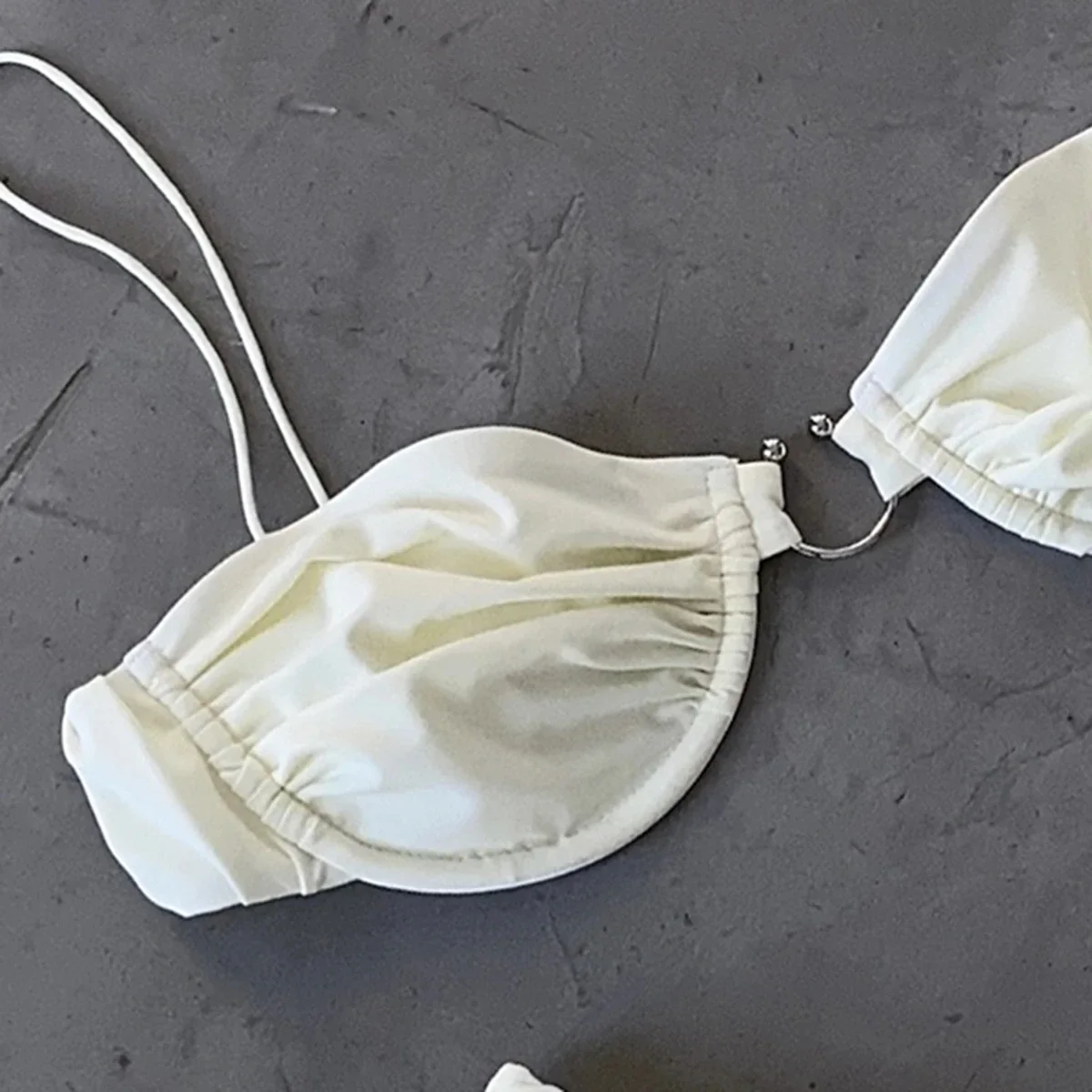 رفع البيكينيات مثير النساء المايوه الإناث ملابس السباحة 2024 مجموعة البكيني ثوب السباحة مايوهات بحر الصلبة Biquini