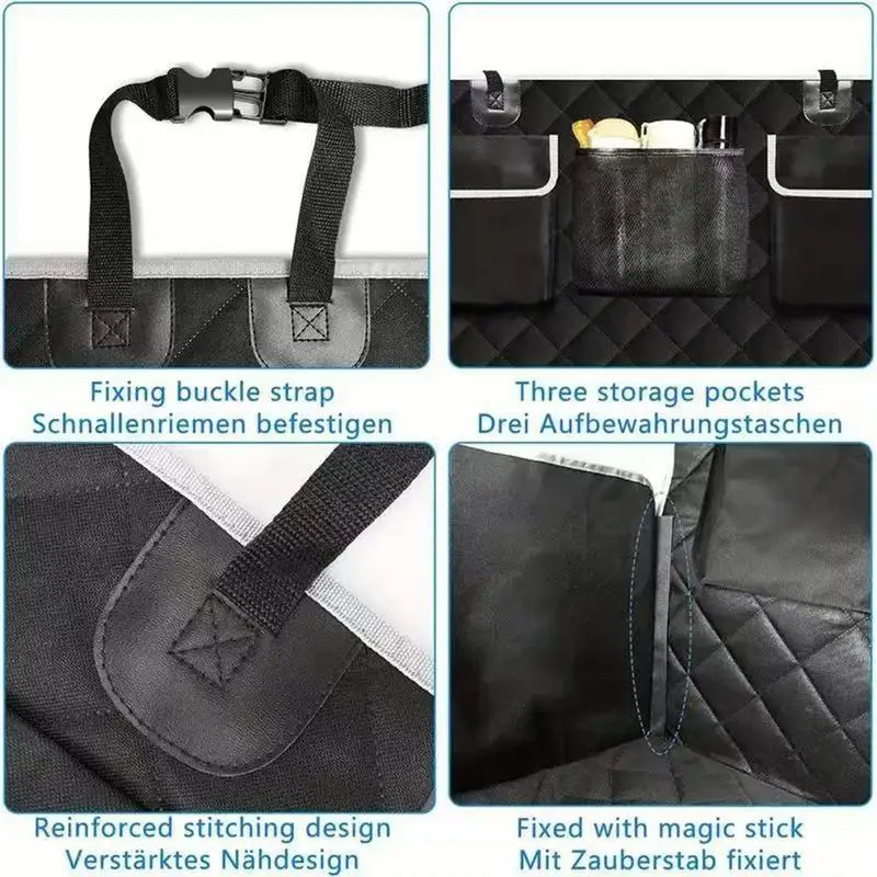 Estera de coche para perros, forro de carga, estera para maletero, impermeable, forro para maletero, estera de carga, Protector de maletero, cubierta de carga para perros, tela Oxford, Interior de coche