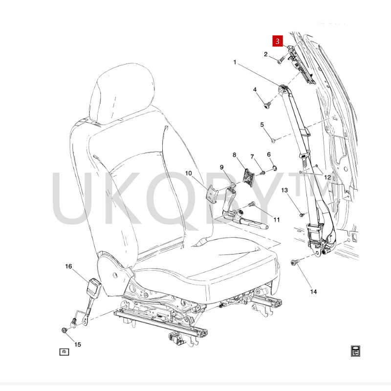 13577246 13519682 Suitable for Bu ic k Regal Cruze with slide fixed base adjuster