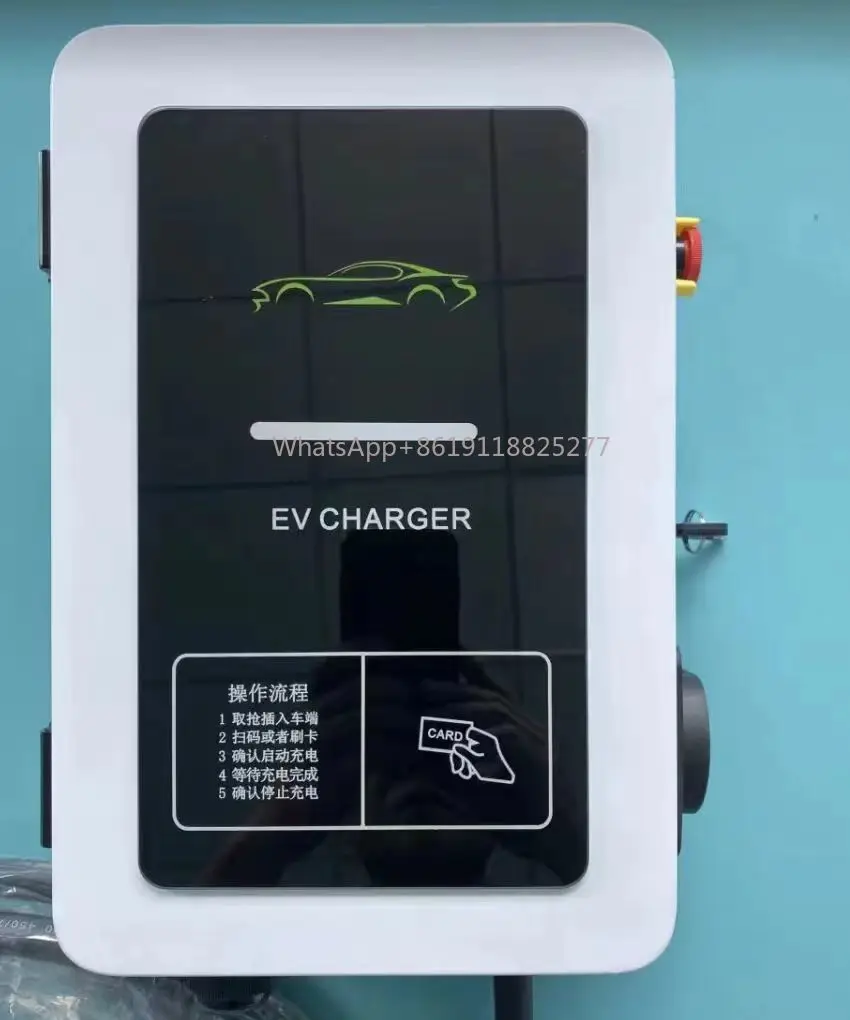 Evcome Ev Charger Type 2 7kw/11kw/22kw Ev Charger Wallbox Gun Line With Type1 Or Type2 Plug 220v For Electric Car 16a 32a