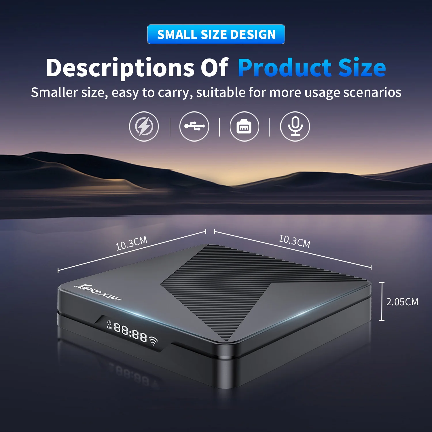 X88 PRO X5M Android 14 Smart TV BOX Amlogic S905X5M 4GB 64GB 8K HD 1000M DDR4 AV1 BT TVBOX 2.4G&5G مشغل وسائط واي فاي مزدوج