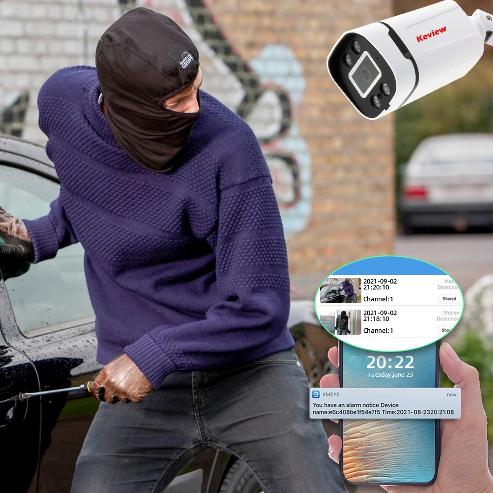 8MP 4K POE IP Camera POE 5MP 4MP 3MP Outdoor Waterproof H.265 Security Surveillance Bullet CCTV Camera Motion Detection Camera