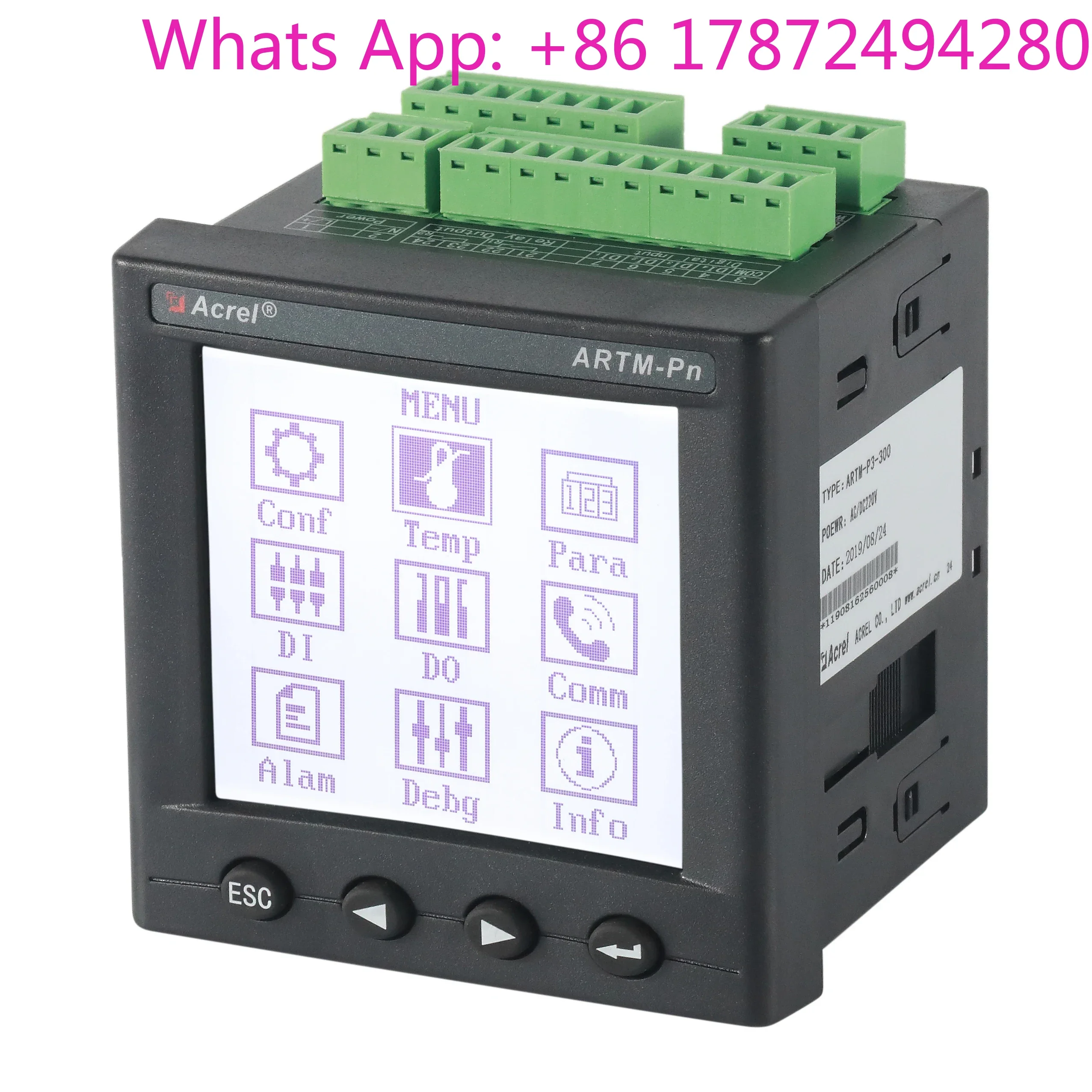 wireless temperature measuring measurement  temperature monitoring controller for switchgear below 35kV