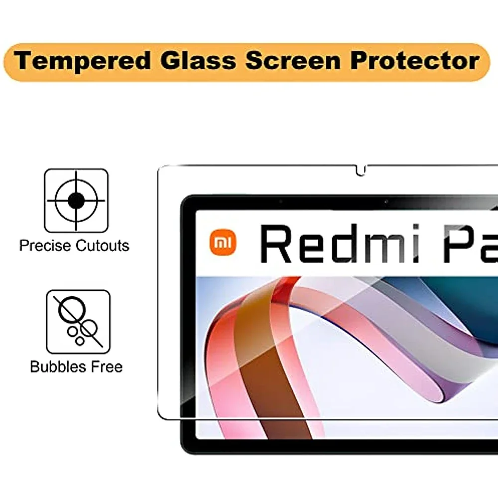 2 قطع HD خدش واقي للشاشة من الزجاج المقسى ل Redmi Pad 10.61 2022 Xiaomi MI Redmi Pad طبقة حماية اللوحي
