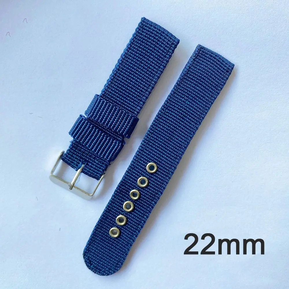 Fashion Sports Nylon Canvas Strap Men Women Pin Buckle Replacement Watchband Watch Band Watch Accessories