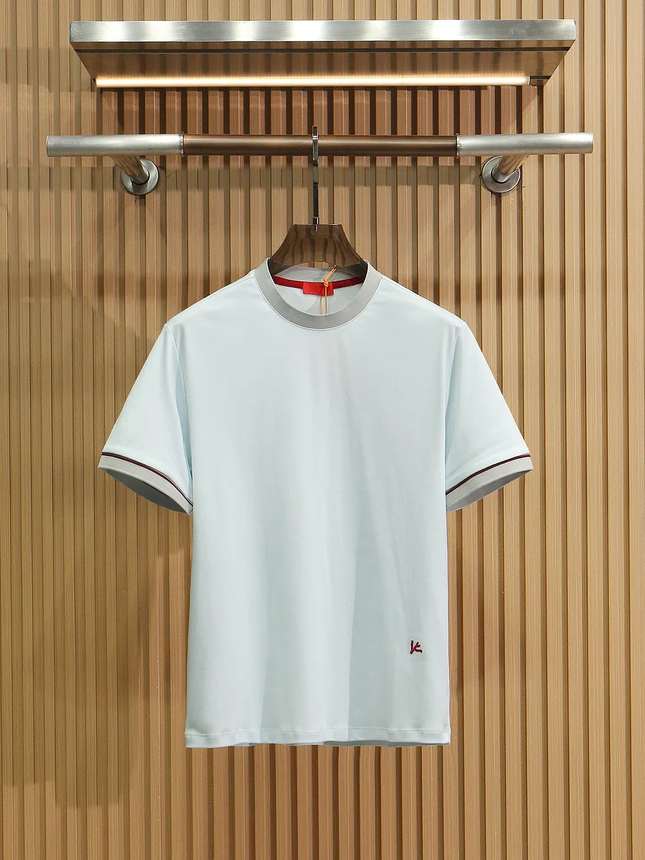 Casual Short Sleeve round Neck Cotton T-Shirt Men's Premium Item Summer 2026 Trendy Brand Classic Style Standard Fit Tshirt