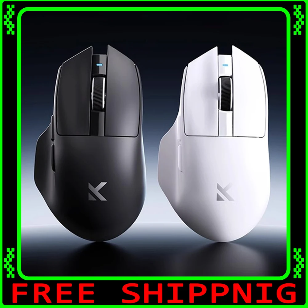 

MCHOSE G7 Pro Mouse Paw3395 Трехрежимная беспроводная мышь на заказ с длительным сроком службы батареи Эргономика Игровые мыши с низкой задержкой Аксессуары для ПК