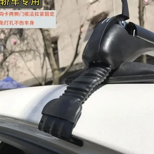 NEW 92-115cm Car Luggage Rack Cross Bar Aluminum Alloy Car MPV Pickup Truck Load Cross Roof Frame Beam Travel Rack Cargo Support