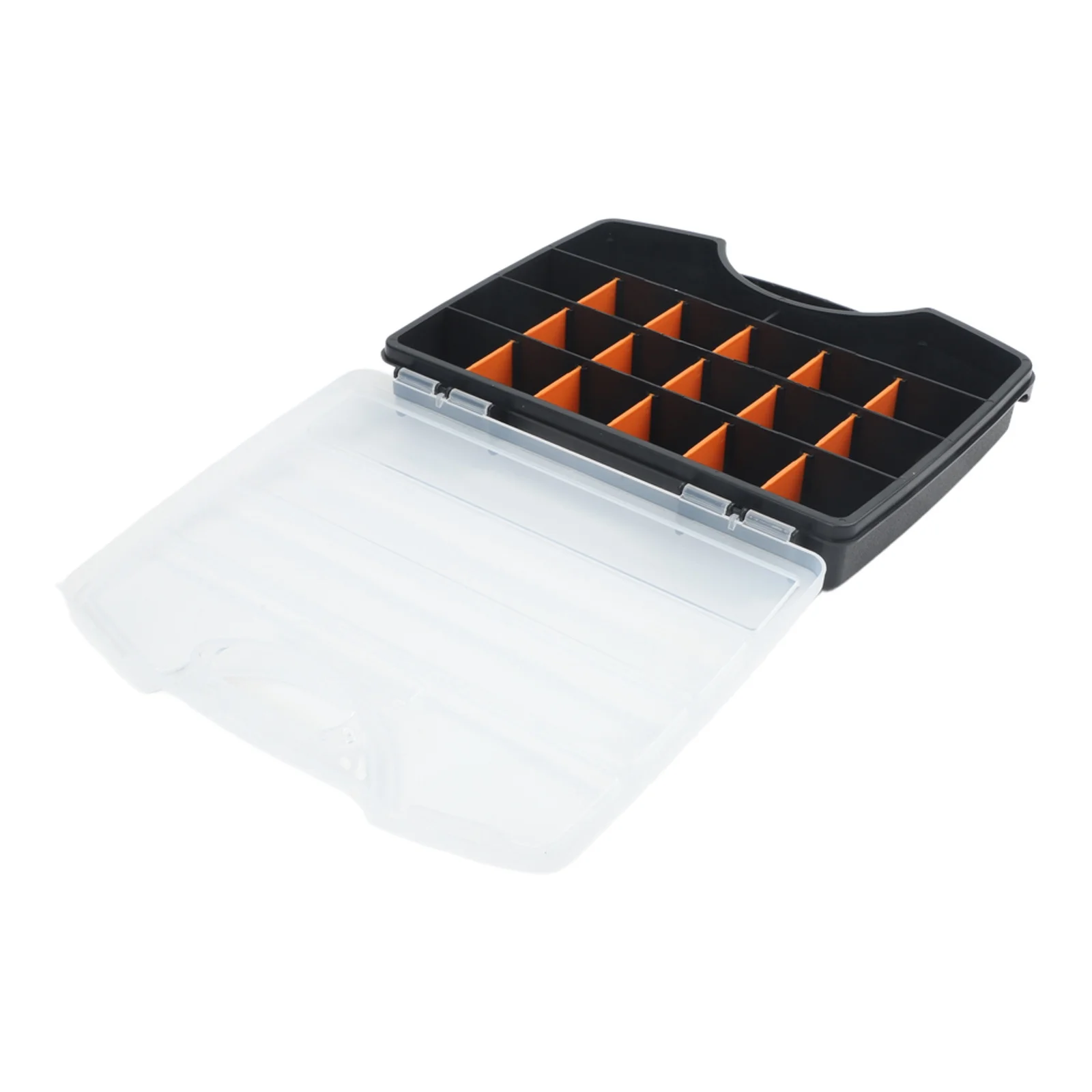 25x21x4cm Hardware Parts Storage Box Compact Organizer For Workshop Supplies Compact Storage Box Adjustable Compartments