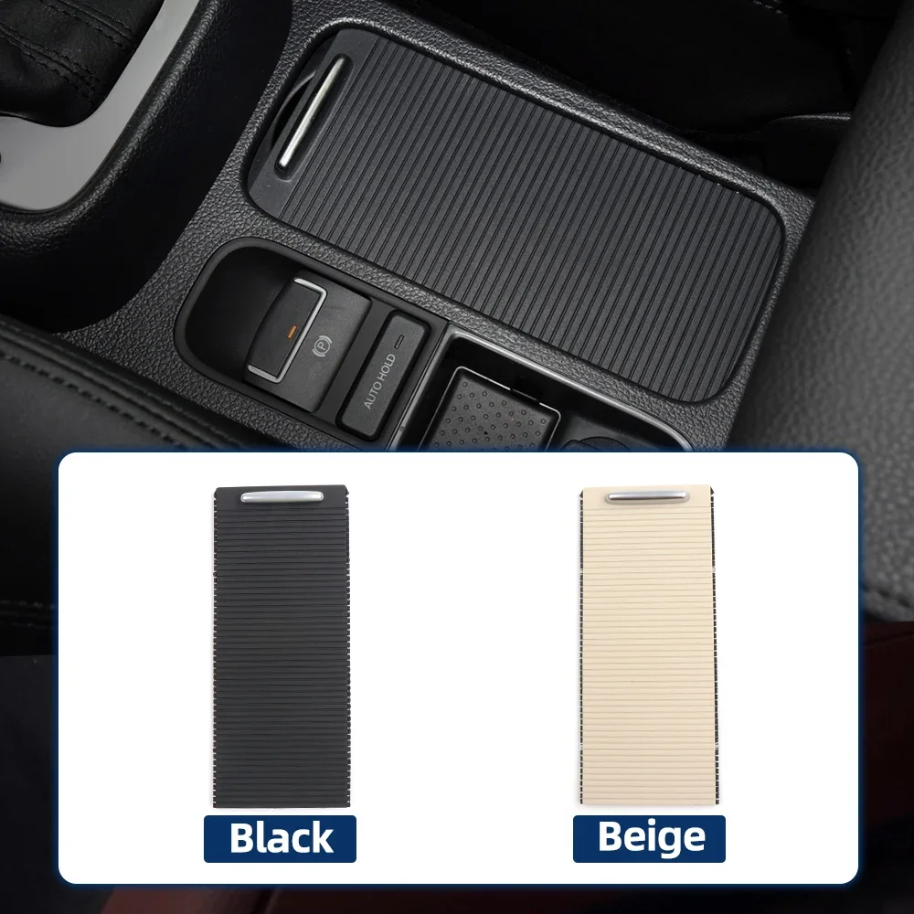 Interior Auto PartsCup Holder Slide Rolling Blinds Cover 5KD862531 Drink holder Curtain Cover   For Volkswagen Tiguan Sharan