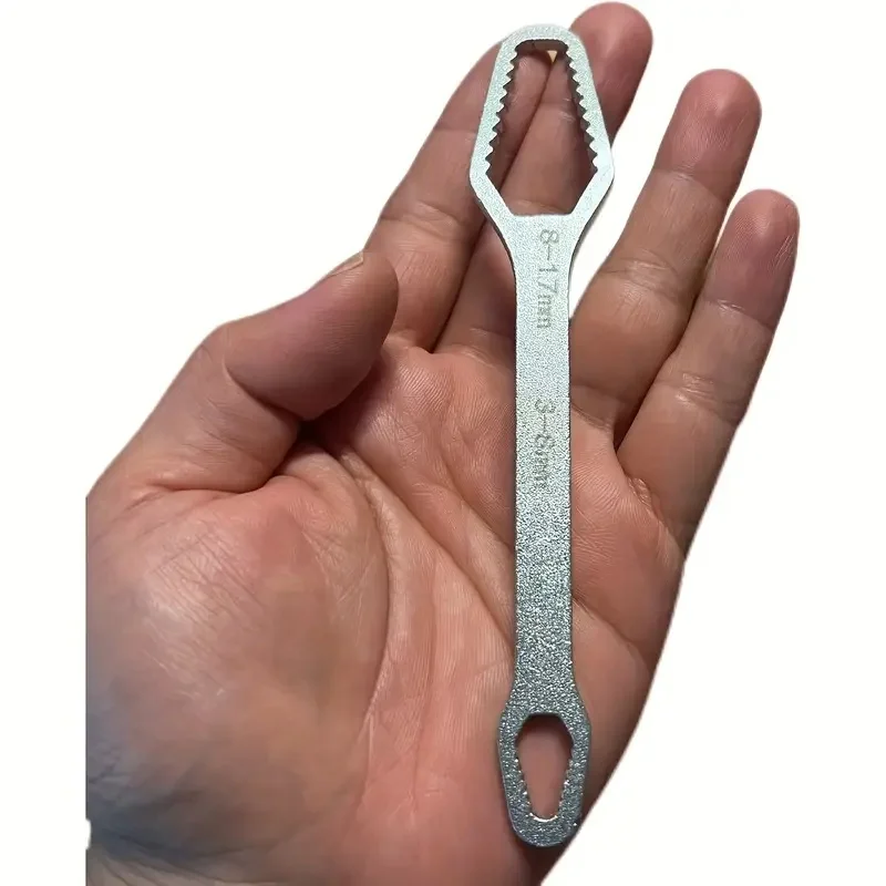 مفتاح ربط قابل للتعديل مزدوج الأطراف |   نطاق حجم 3-17 مم لإصلاح السيارات والاستخدام المنزلي |   أداة للأغراض العامة