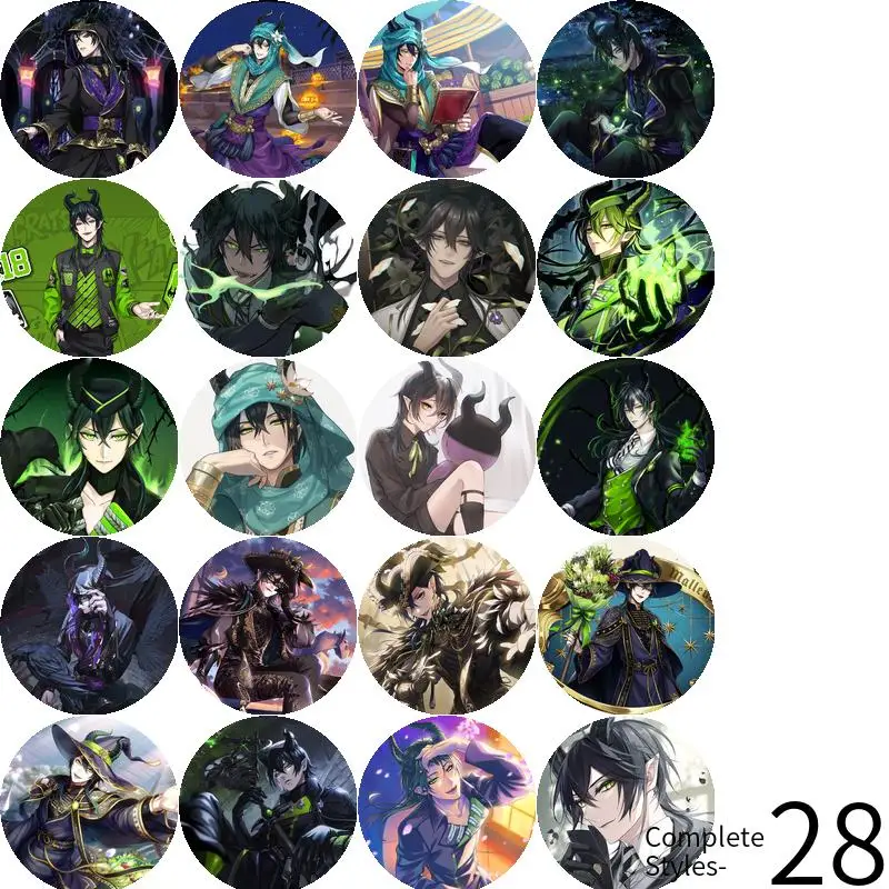Malleus Draconia Game Anime Character Soft Button Badge Brooch anchor Peripherals Pin Birthday presentinsignias personalizables