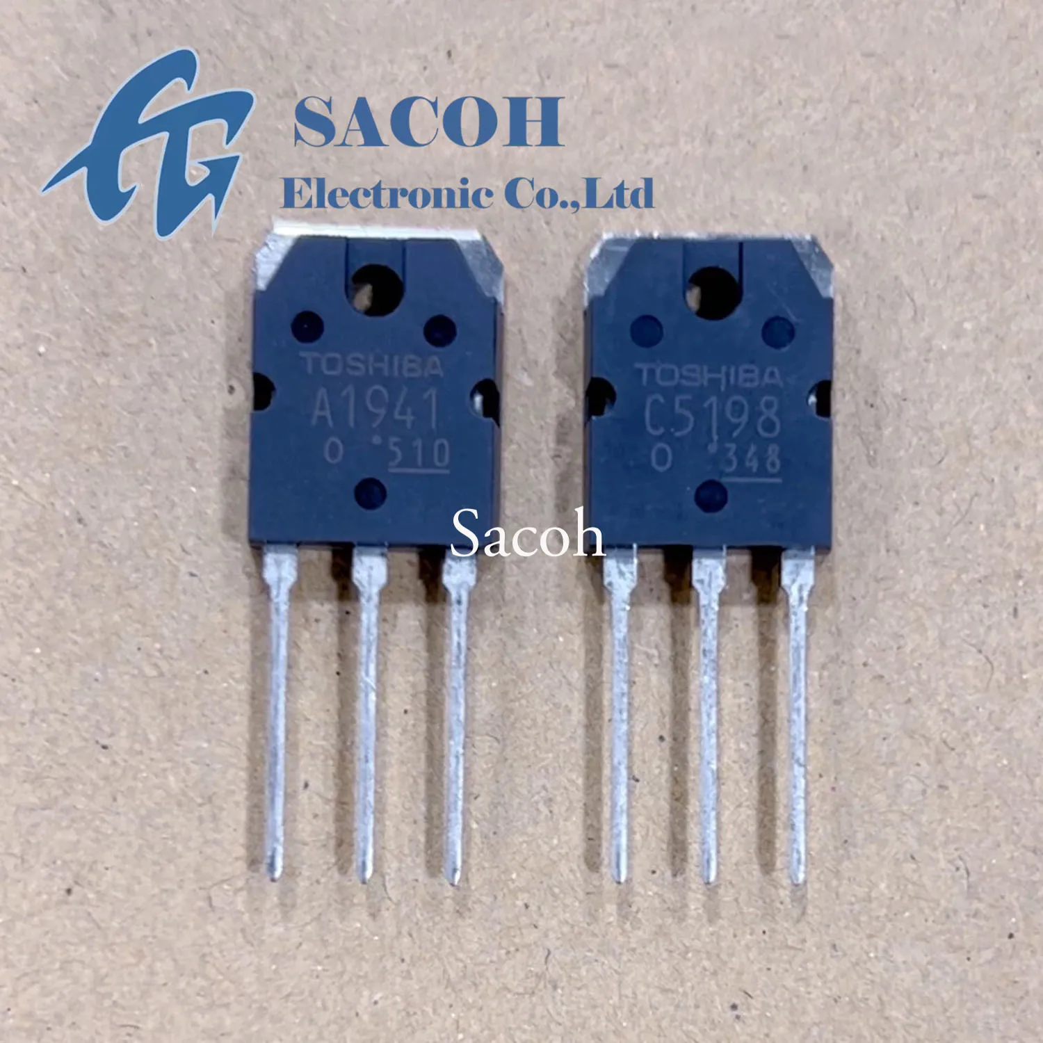 

New Original 5Pairs(10Pcs)/Lot 2SA1941-O A1941 + 2SC5198-O C5198 TO-3P Audio Amplifier Transistor In Stock