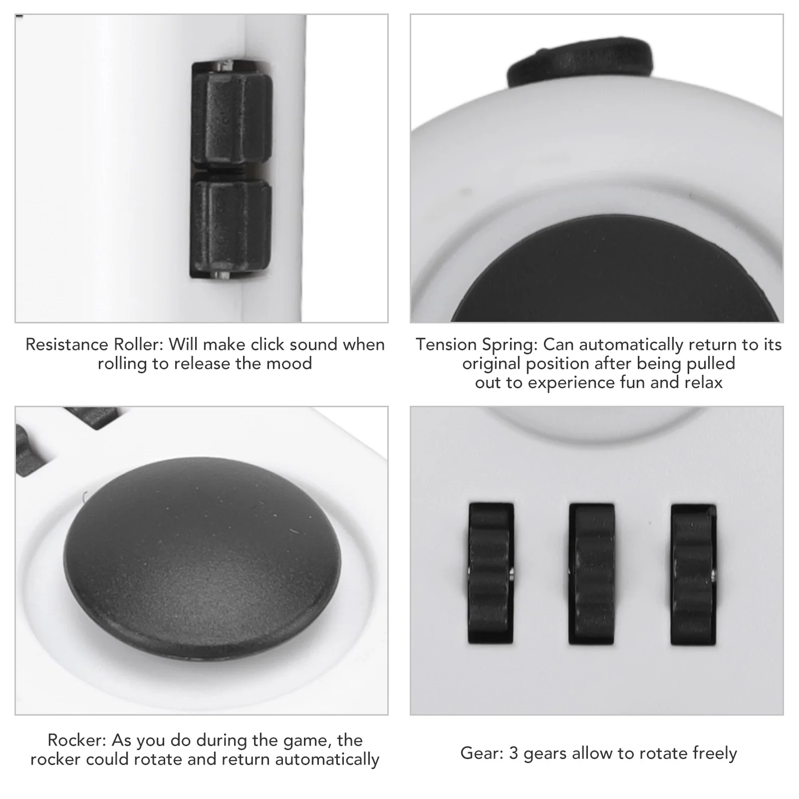 Angst Sensorisches Zappeln Reduzieren Stress Entspannen Stimmung Tragbare Angst Sensorische Sensorische Fidgets Controller Pad