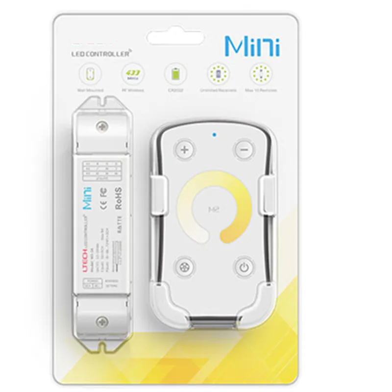 12V 24V 2.4G Mini RF wireless Remote set Single Color /CCT/ RGB/RGBW /RGBCCT led Strip Controller monochrome Light dimmer switch