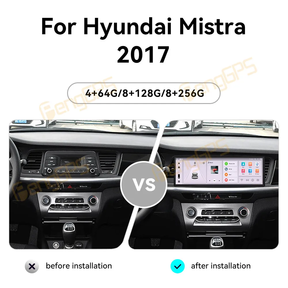 Car Accessories Radio For Hyundai Mistra 2017 Android Auto GPS Navigation Multimedia Stereo Receiver Head Unit Offline Maps