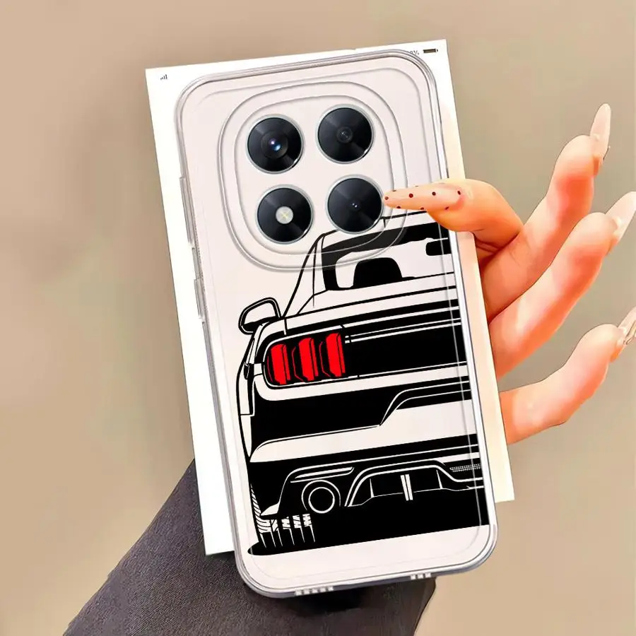 حافظة شفافة فاخرة للسيارة لهاتف Xiaomi Poco X4 M3 X3 Pro X3 NFC X4 GT X5 #4