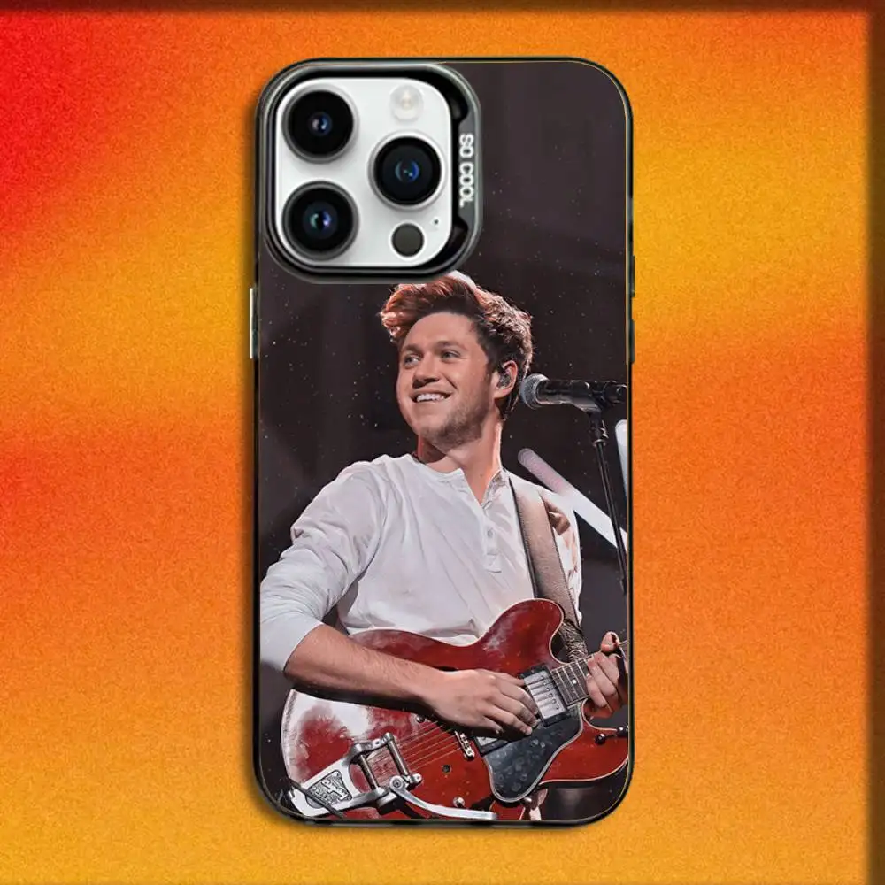 Singer N-Niall H-Horan Phone Case For iPhone 16,15,14,13,12,11,Mini,Pro,E,MAX Black Candy Matte Shockproof Cover - view 3