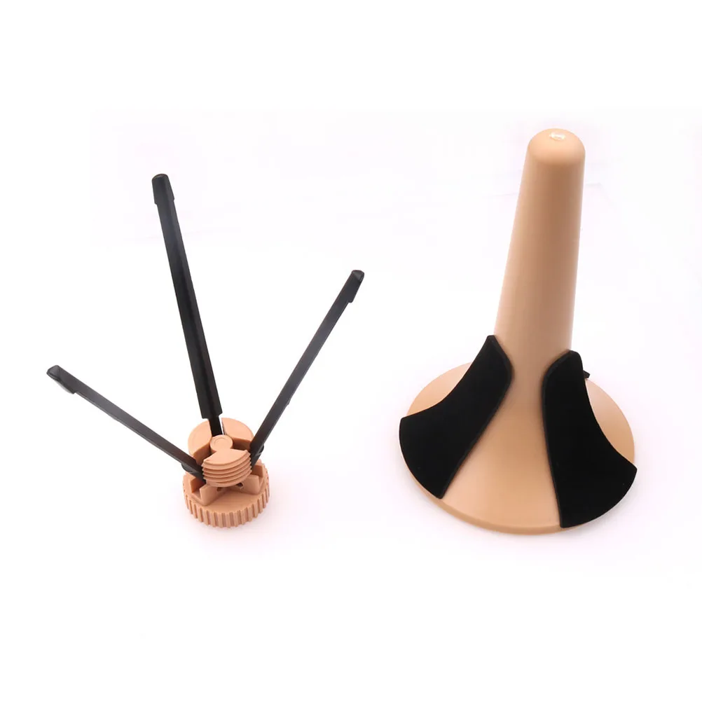 

Portable Foldable Trumpet Tripod Holder Stand Leg Instrument Accessories Musical Instrument Accessory (Yellow)