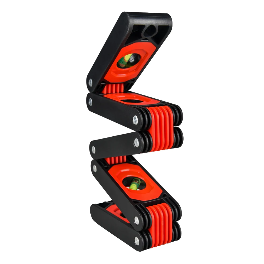 Foldable Level Ruler Accurate Multi Angle Ruler Multi-function Folding High Precision Small Woodworking Measure Tools