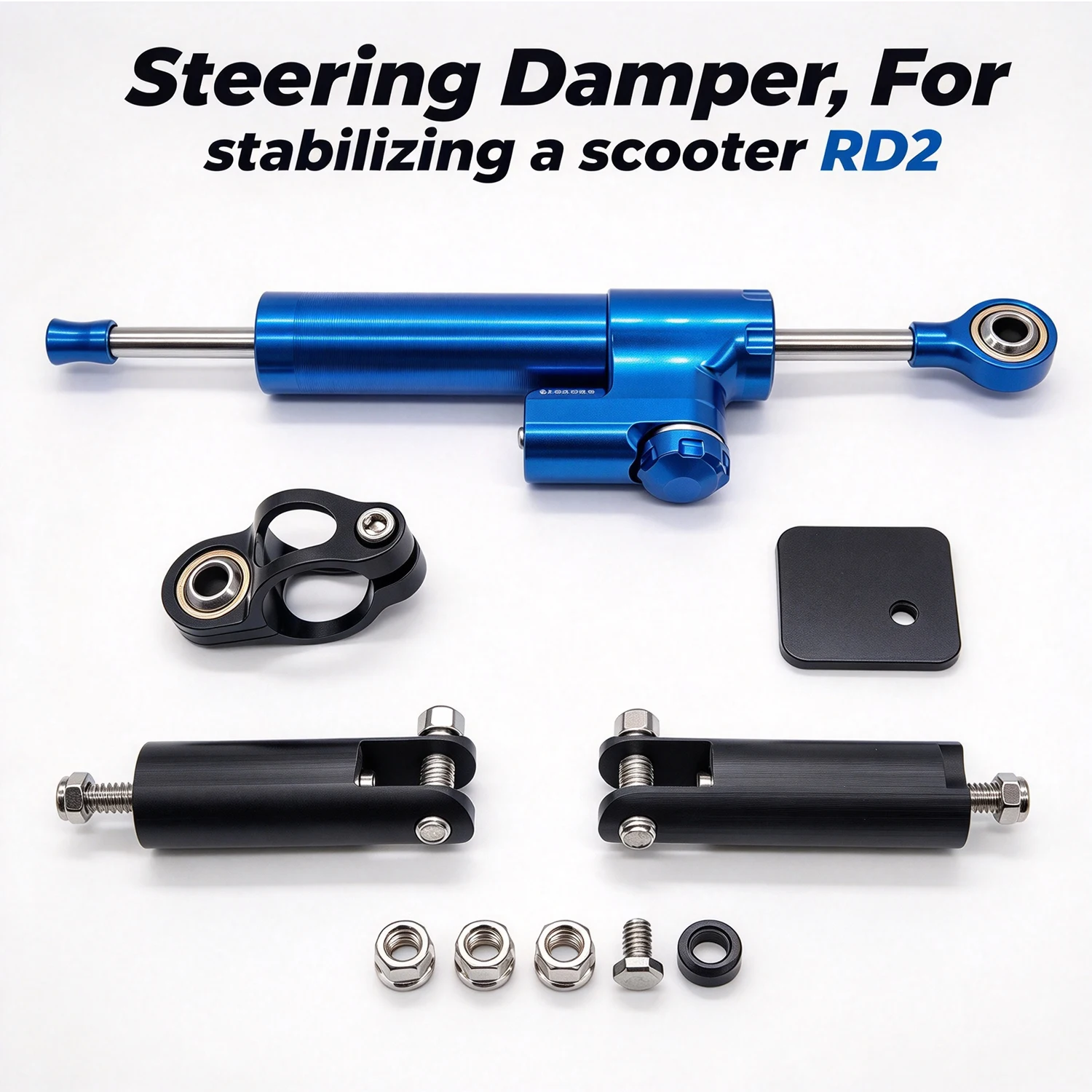 REDDYDY RD2 Adjustable Steering Damper Complete Kit