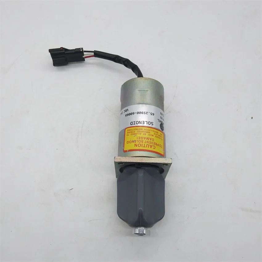 65.25900-6006A Stop Solenoid Valve 24V Fits Excavator D1146T Doosan Diesel Engine Parts