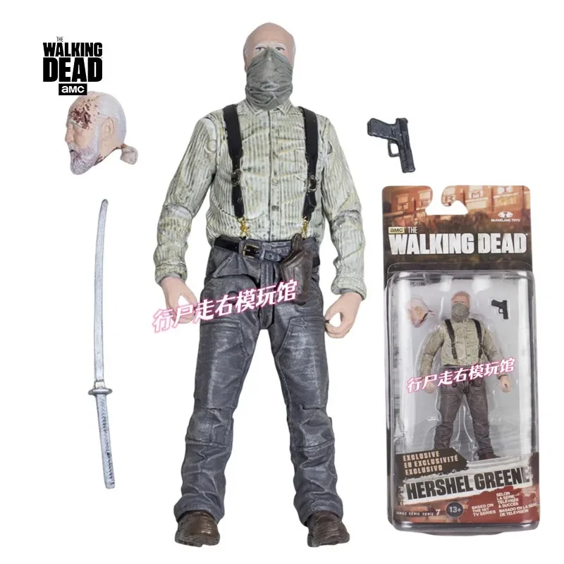 Walking Dead Movie and TV Series 5-Inch 1/12 HERSHEL Macfarlane Action Figures Toy Collection Gift