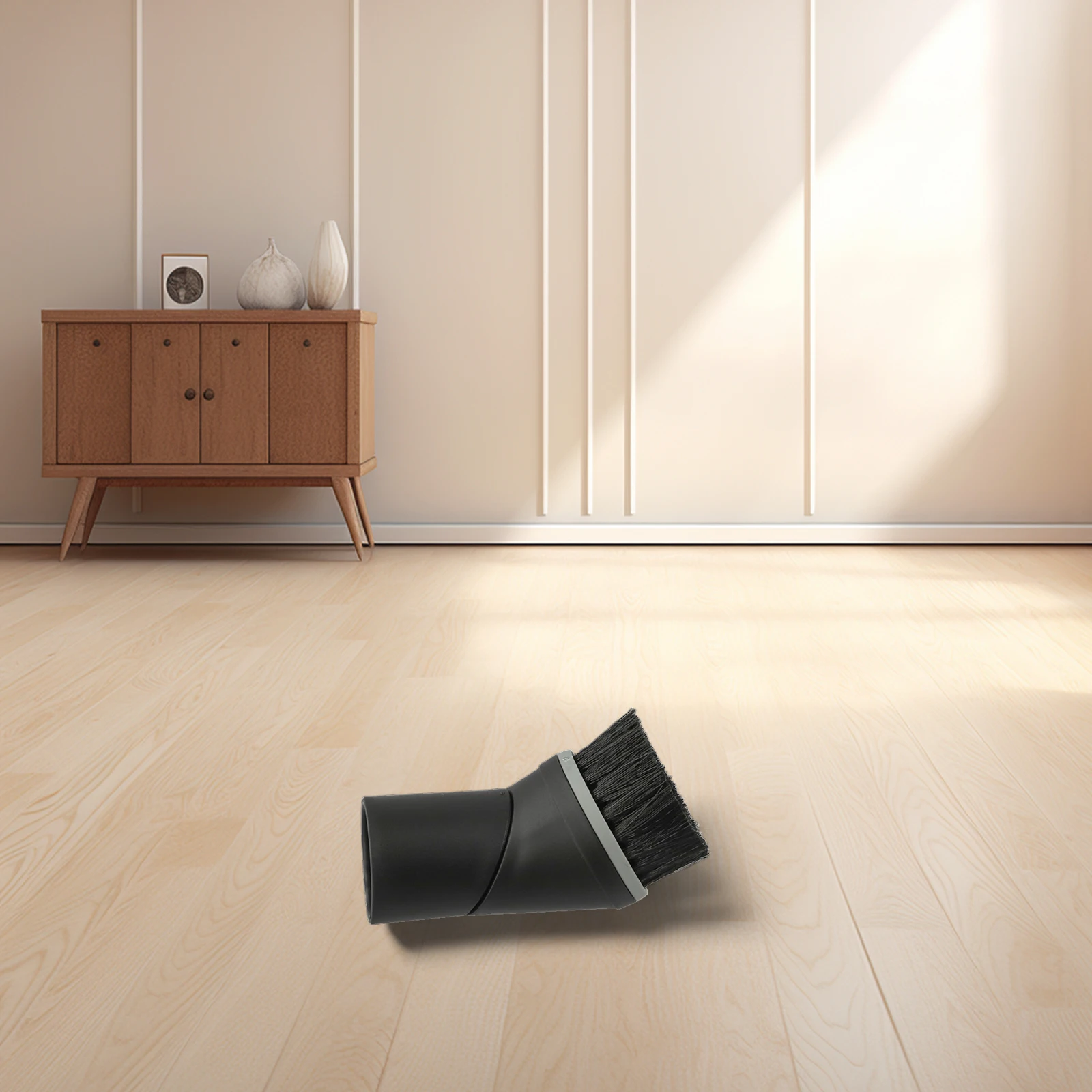 

Maneuverable Round Brush Accessory for Miele S8340 ECOLINE Vacuum Cleaners Compatible with 35mm Connection and Easy Storage