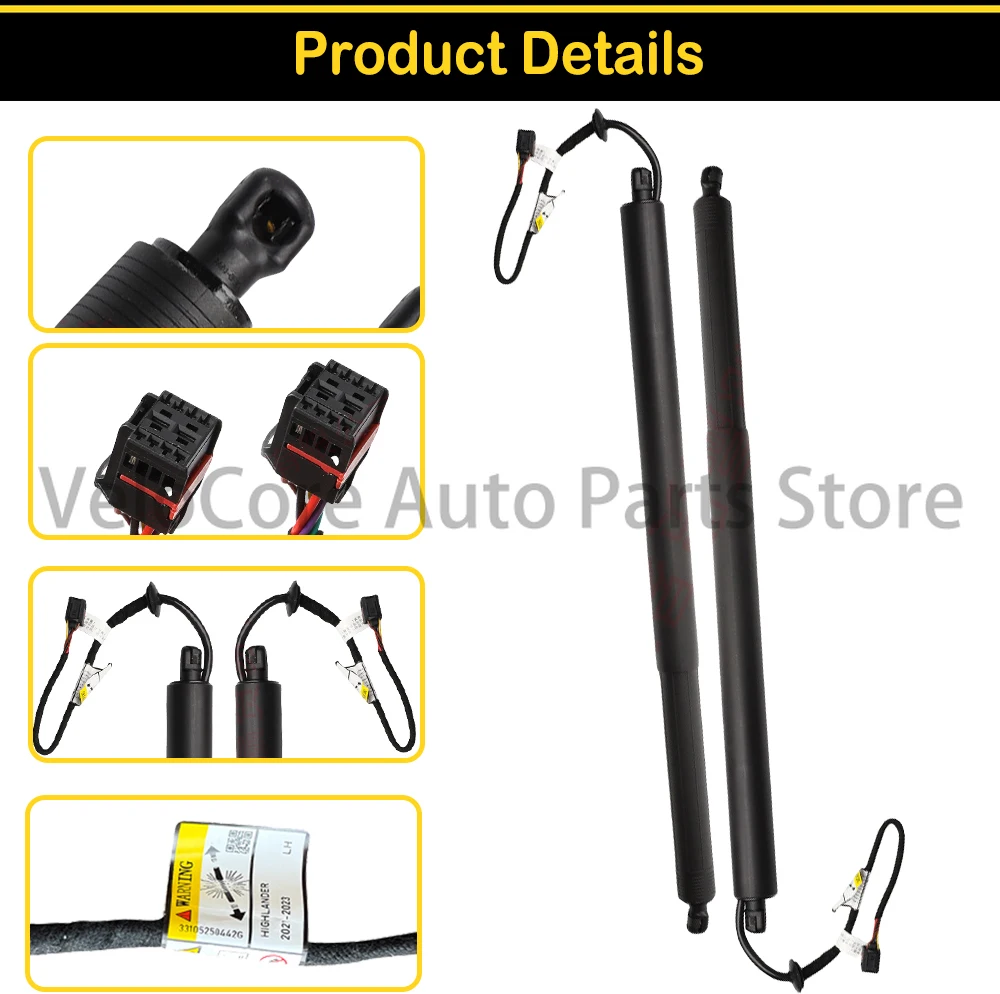 OEM-Grade Electric Tailgate Lift Support For Range Rover Velar L560 LR126176 LR093409