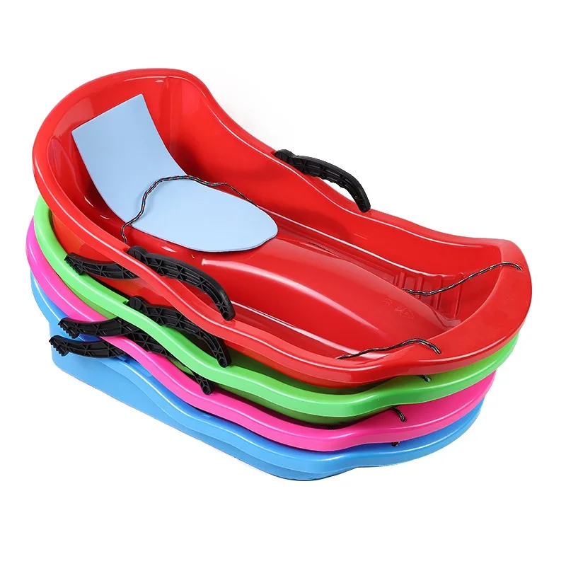 Foldable Snow Sled for Youth and Adults Outdoor Sports Sled for Snowy Terrain