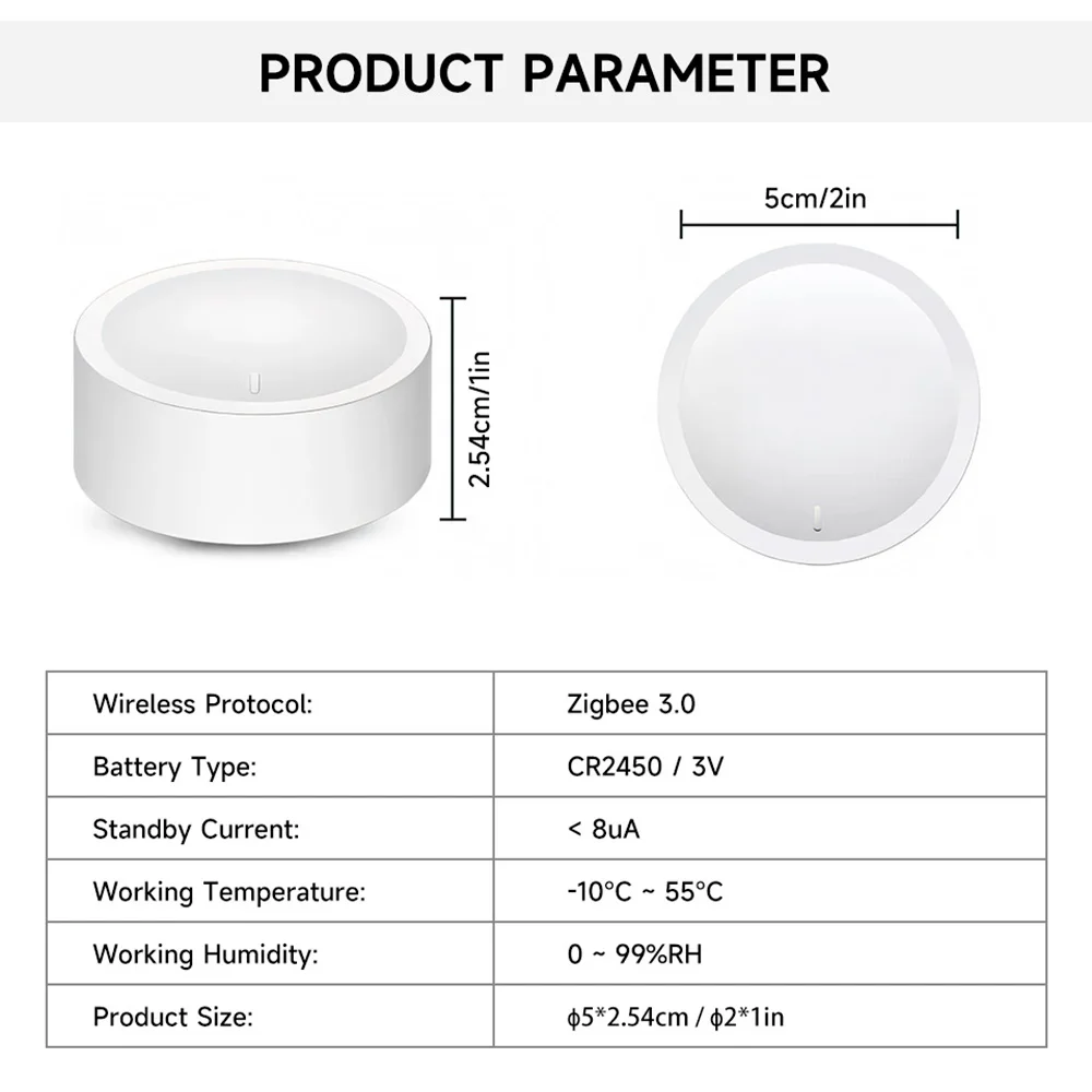 Tuya-Joli à bouton intelligent Zigequation, bouton de scène sans fil, variateur rotatif, télécommande de liaison tournesol, appareils ménagers