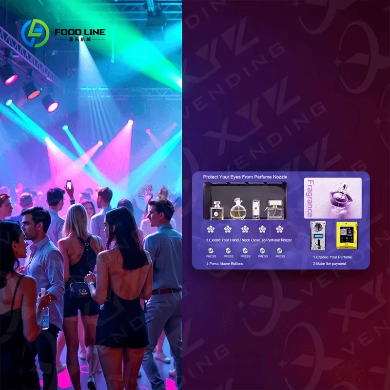 

Fragrance Sample Vending Machine Commercial Street Perfume Vending Machine for Sale