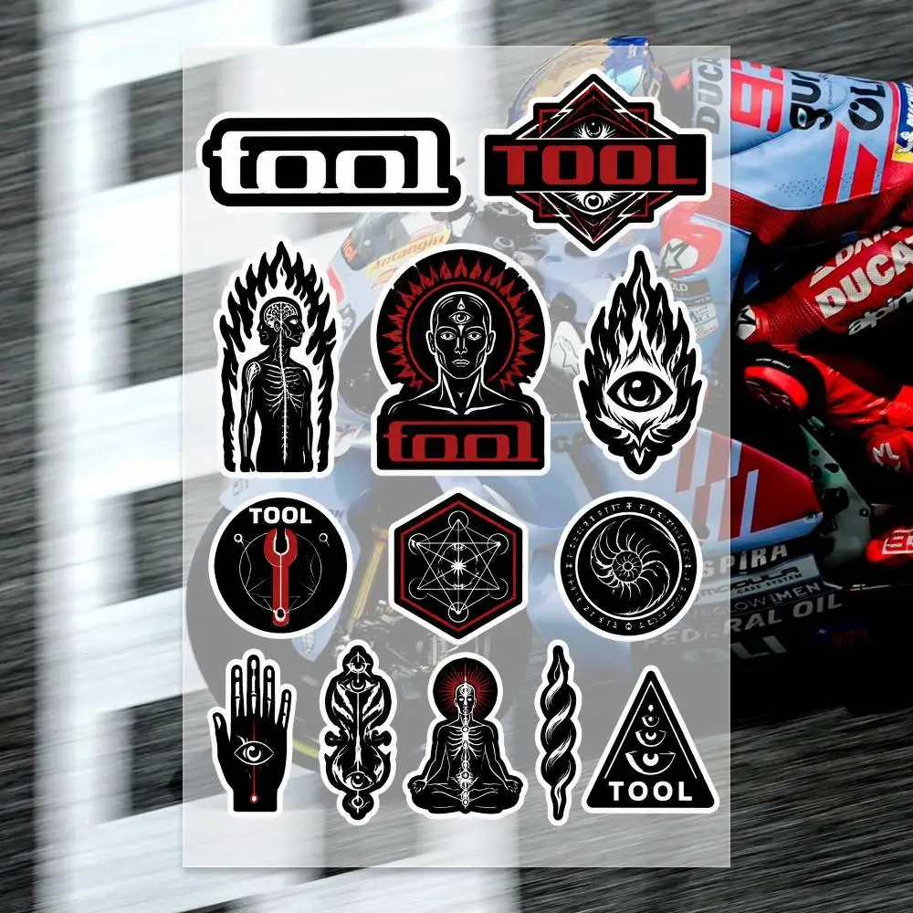 T-ool Japanese Motorcycle Sticker Suitable for Motorcycle Body Reflective Car Sticker Helmet Decal