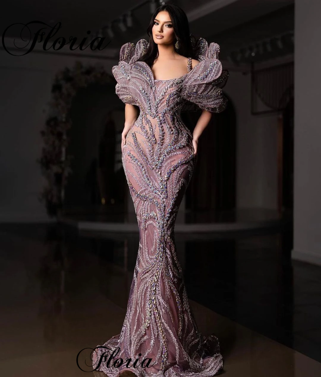 2024 New Fashion Celebrity Dresses With Crystals Strapless Off Shoulder Red Carpet Runway Dresses Vestidos De Noche Pageant Gown