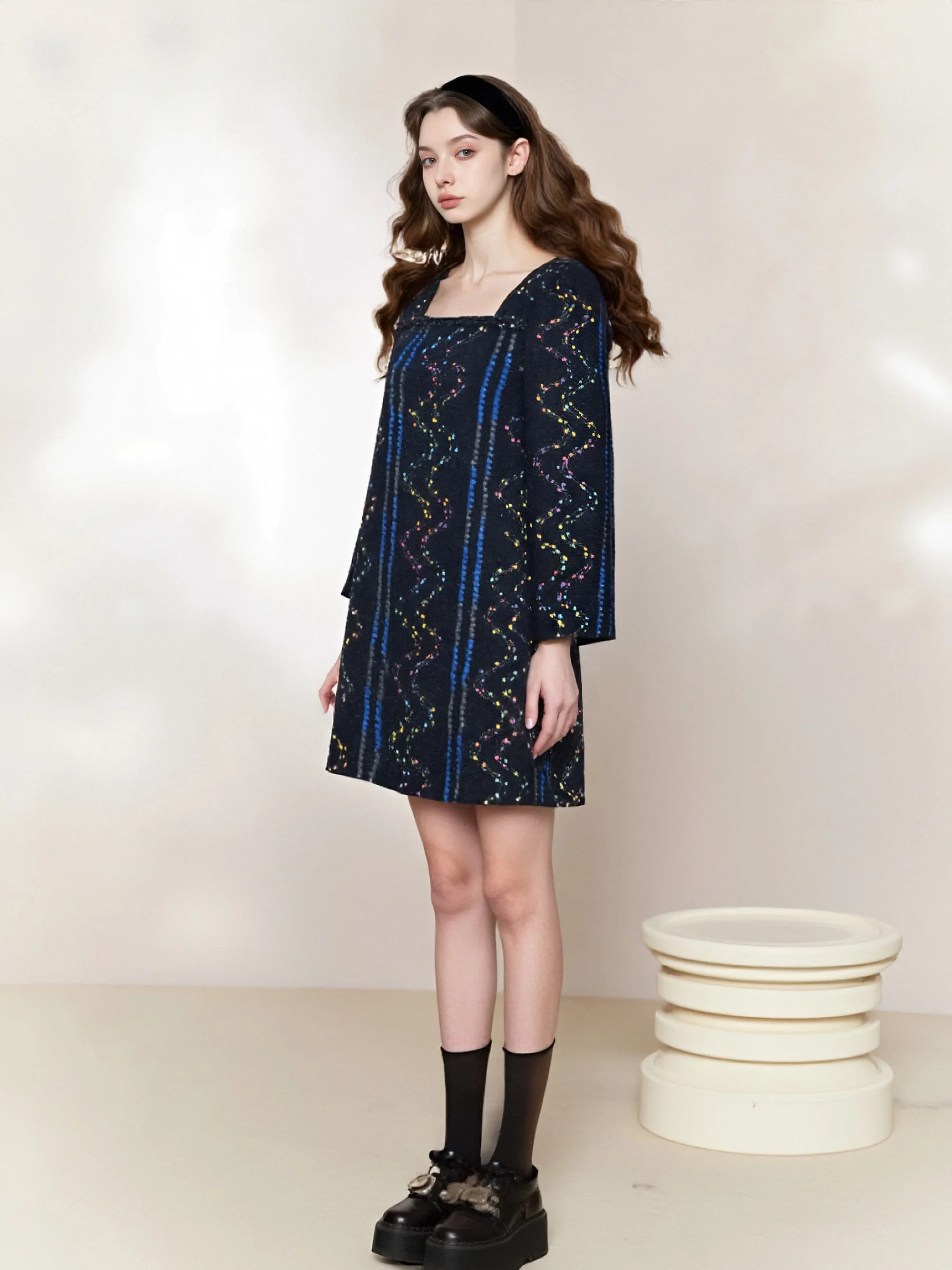 

LASS LIZ Original Design Thiened Woolen Coat Dr Ele Commute Autumn Winter New Sle Women's A-Line Dr