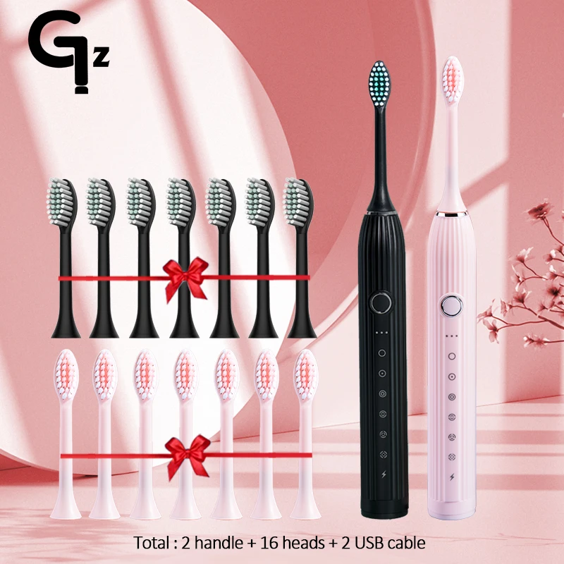 Powerful Ultrasonic Sonic Electric Toothbrush USB Charge Rechargeable Tooth Brush Washable Electronic Whitening Teeth Brush n105