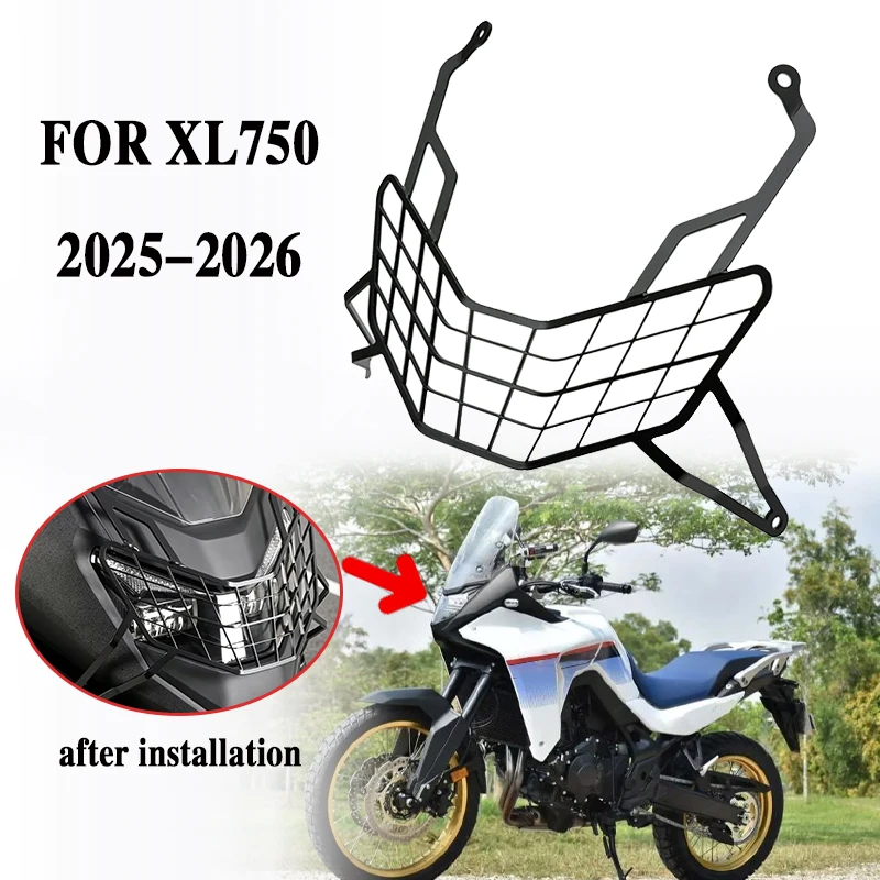 

For Honda XL 750 xl 750 2025 2026 Motorcycle Accessories Headlight Grille Guard Headlamp Grille Cover