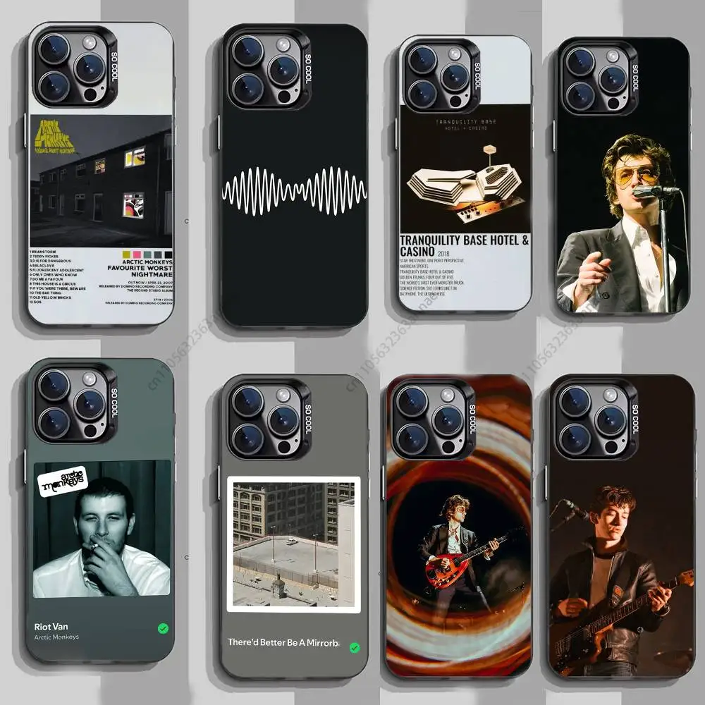 

Fashion Arctic Monkeys Phone Case for iPhone 15 16 Pro Max Air SE 11 13 Pro 14 Plus 12 11Pro 15Pro Max 16e Cover