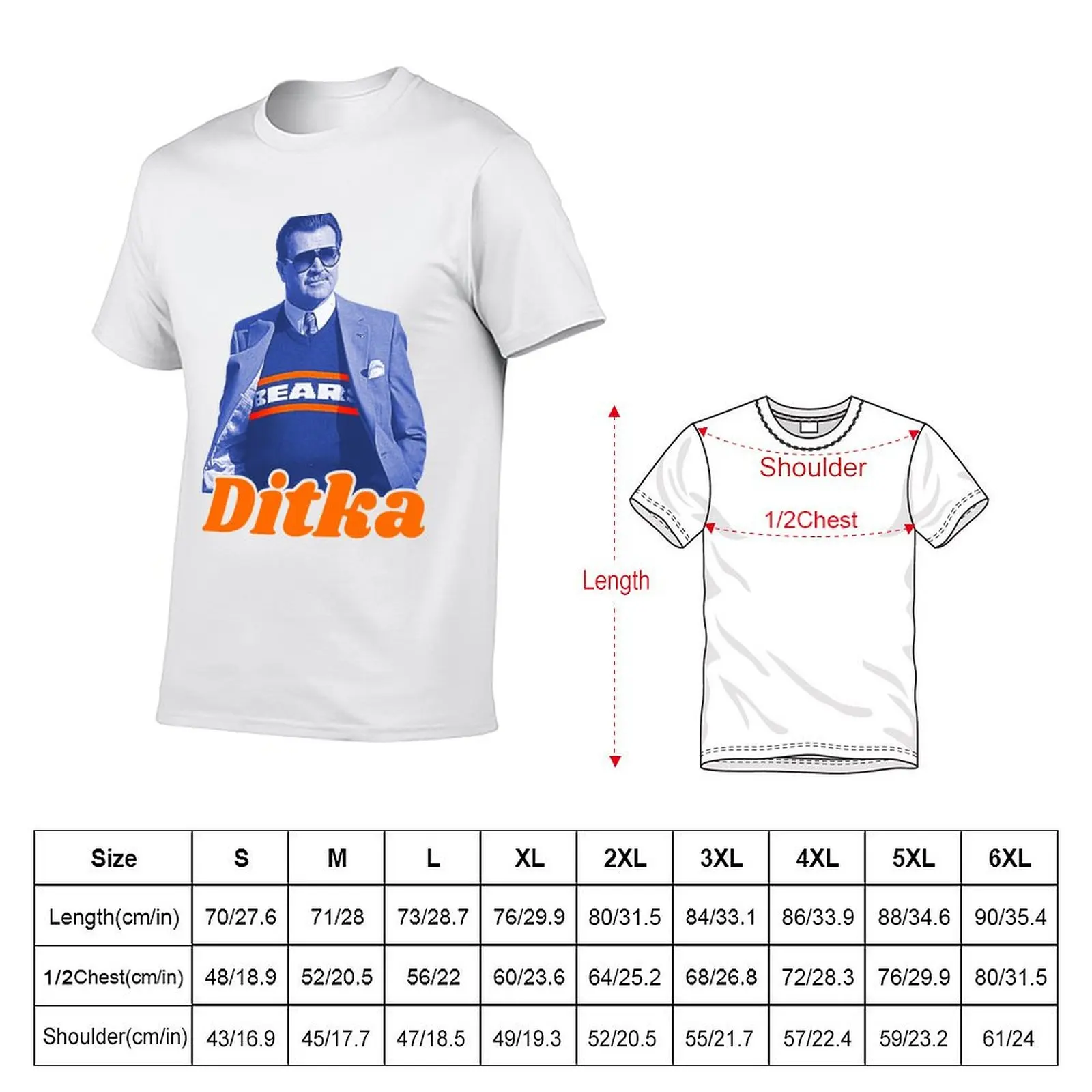 Retro Mike Ditka ))(( Bears Sideline Cool T-Shirt funny t shirts cotton man t shirts for men casual T-Shirt